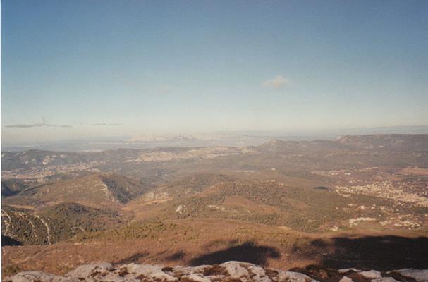 Vue des crêtes