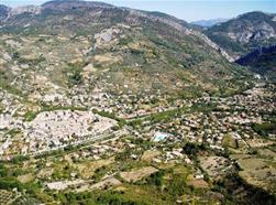 Vue aérienne de Buis-les-Baronnies