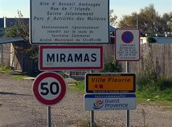signalétique d'entrée de ville - Miramas