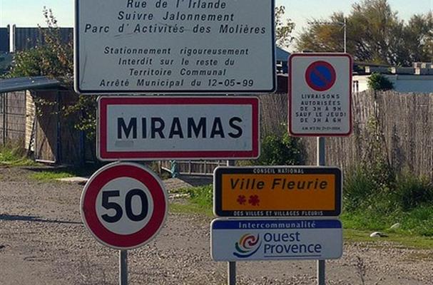 signalétique d'entrée de ville - Miramas