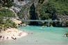 Les Gorges du Verdon et la plage