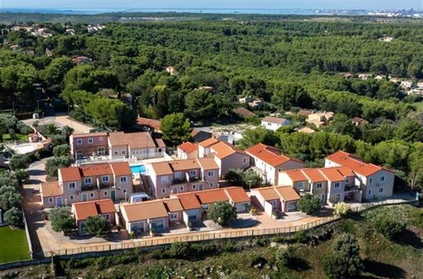vue aérienne de la résidence la provence